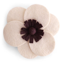 French Anemone Wall Deco - White