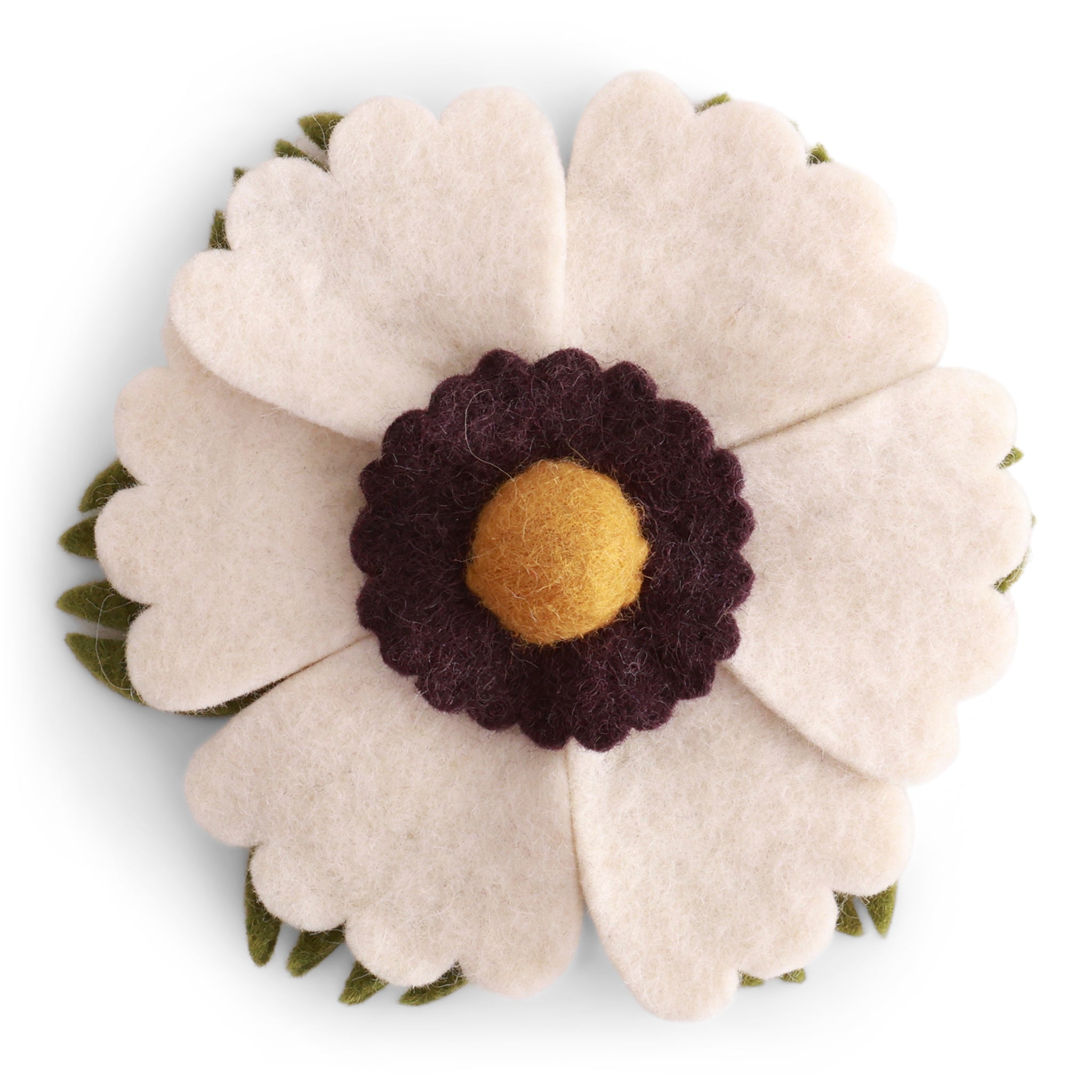 Autumn Anemone Wall Deco - White