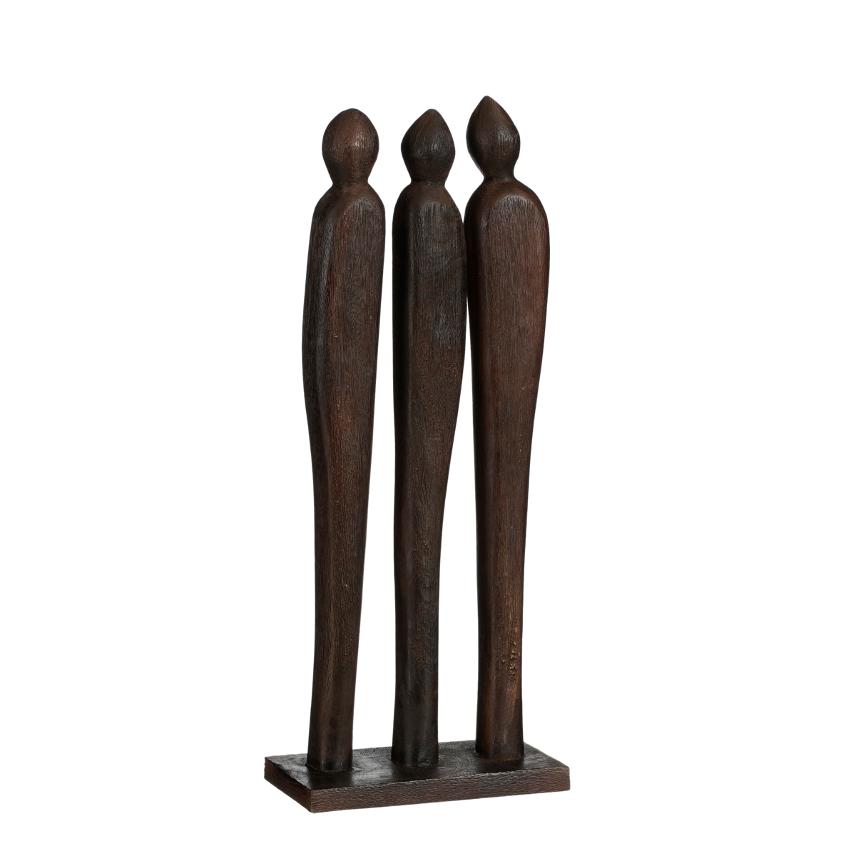Houten beeld 'Pegara' - L7 x B18 x 46 cm