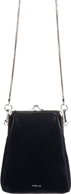 The Sticky Sis Club phone wallet | club chic | black