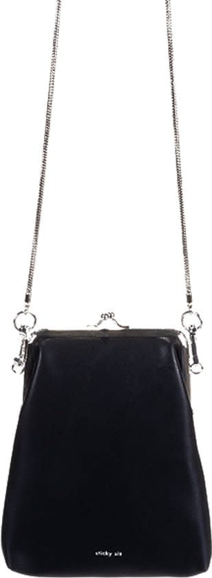 The Sticky Sis Club phone wallet | club chic | black