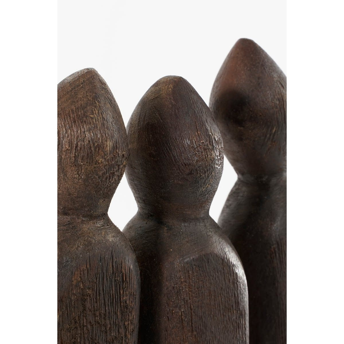 Houten beeld 'Pegara' - L7 x B18 x 46 cm