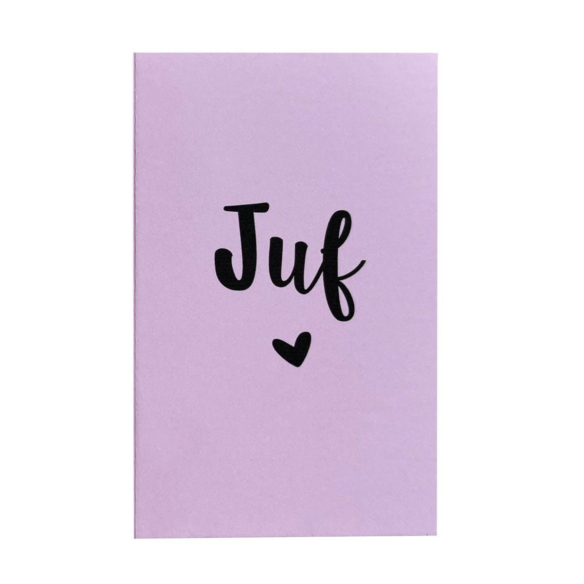 Magnetische boekenlegger in kadokaartje 'Liefste Juf'