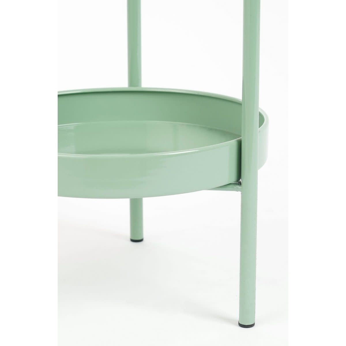 Colyn Bloempot op standaard - H60 xø19 cm - IJzer -Mintgroen
