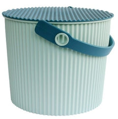 Opberg-emmer met deksel  Small-  Light Blue/Dark Blue