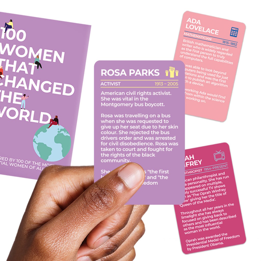 Kaartenset - 100 Women That Changed the World