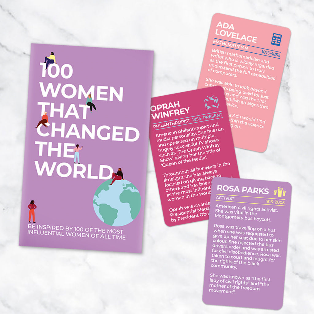 Kaartenset - 100 Women That Changed the World