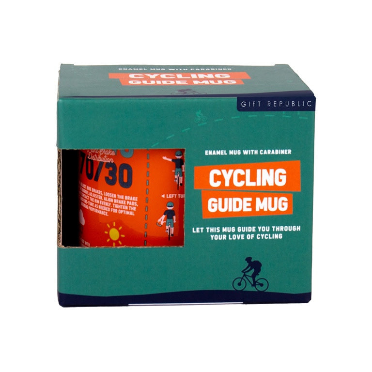 Mok emaille - Enamel Mug - Cycling Guide
