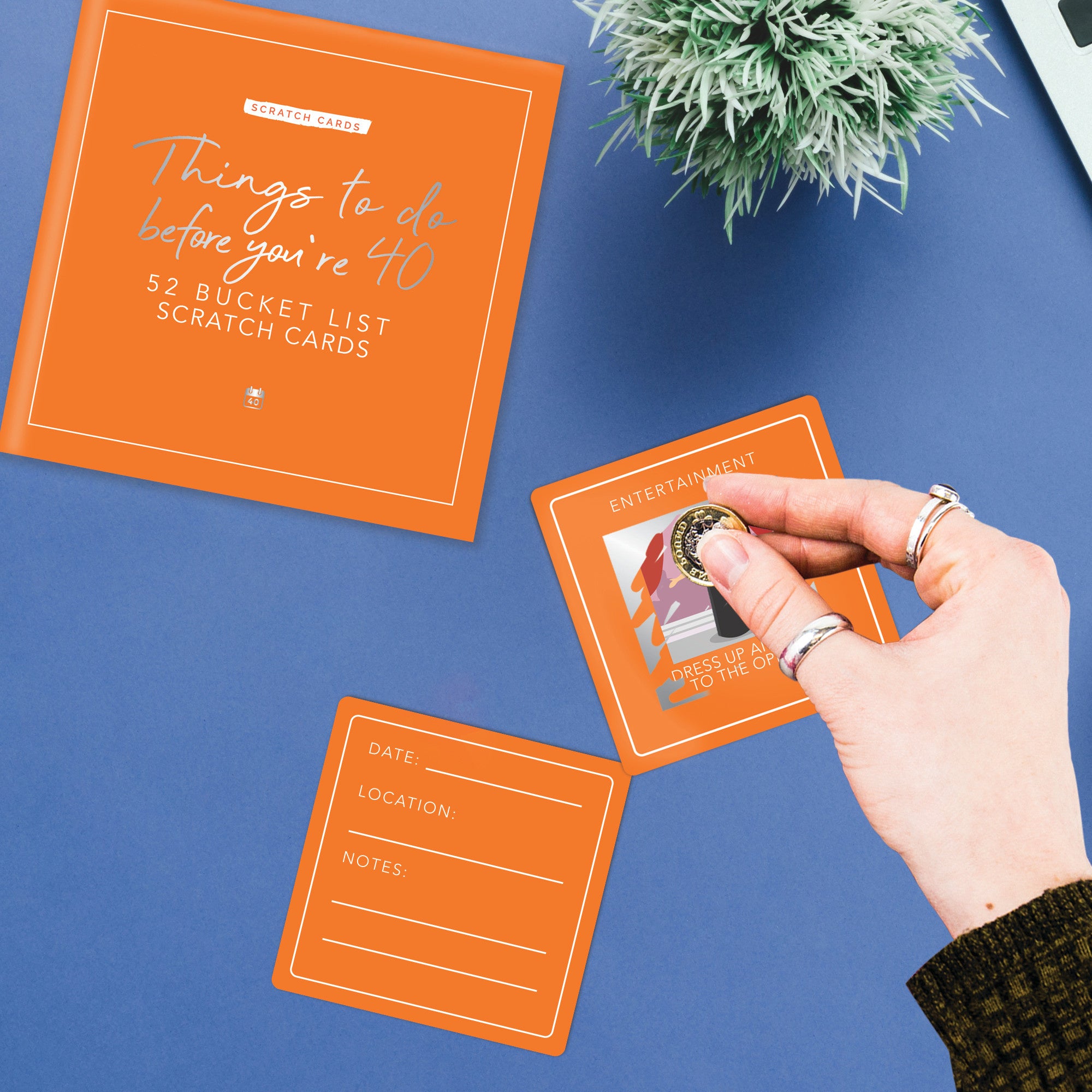 Bucket list scratch cards -  Things to do before you're 40
