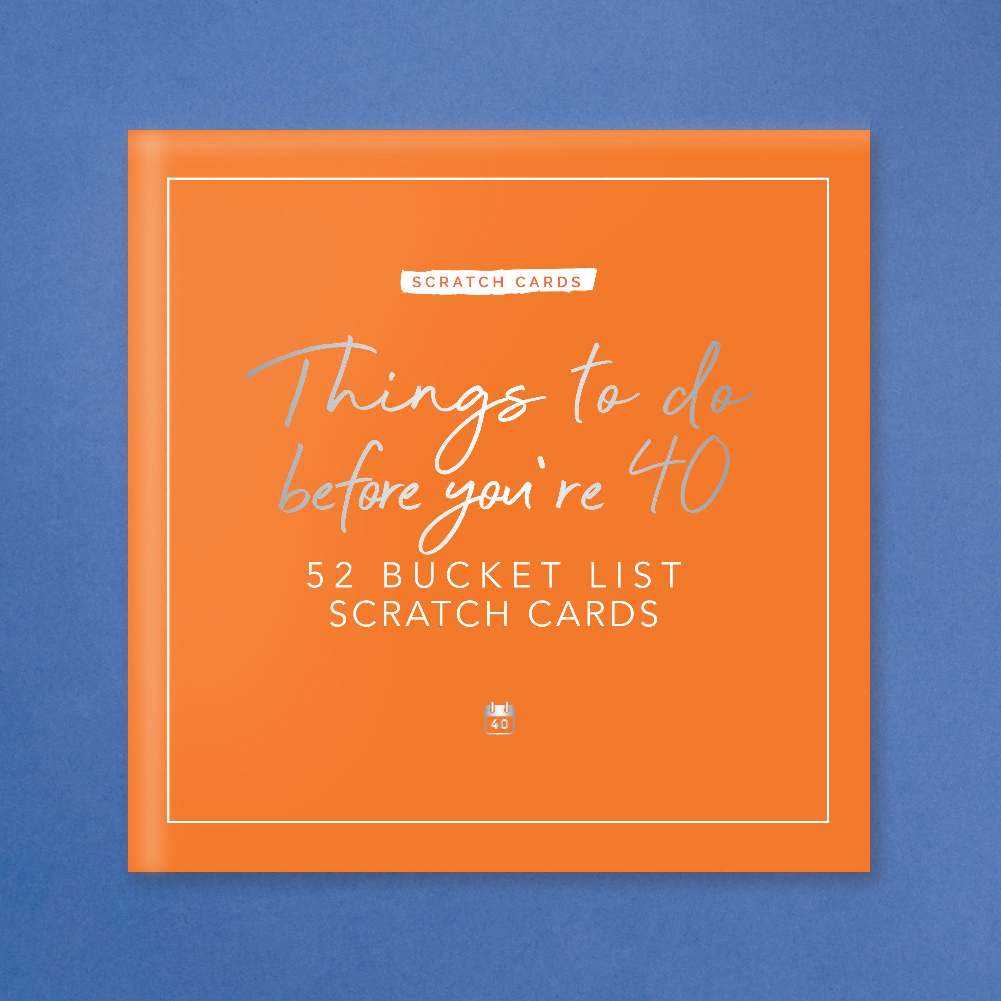 Bucket list scratch cards -  Things to do before you're 40