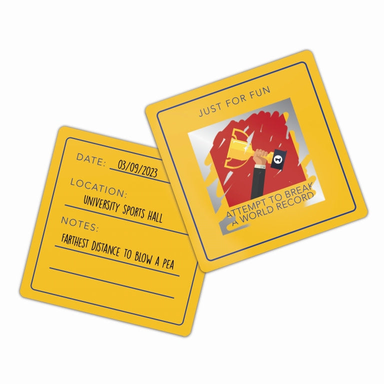Bucket list scratch cards -  Things to do before you're 30