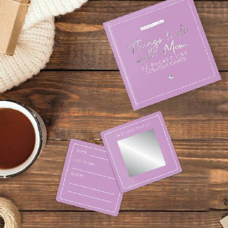 Bucket list scratch cards - Things to do with mom