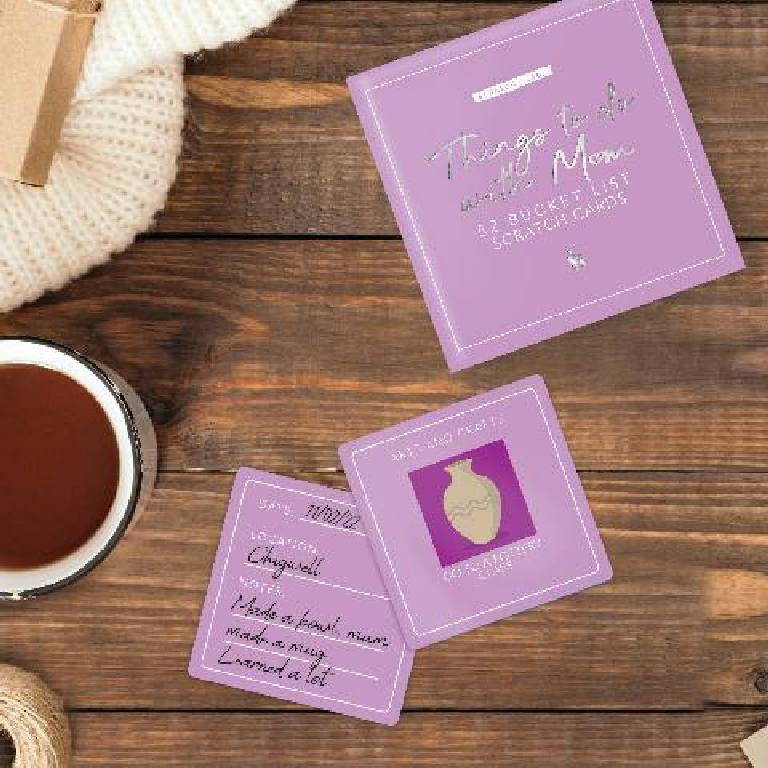 Bucket list scratch cards - Things to do with mom