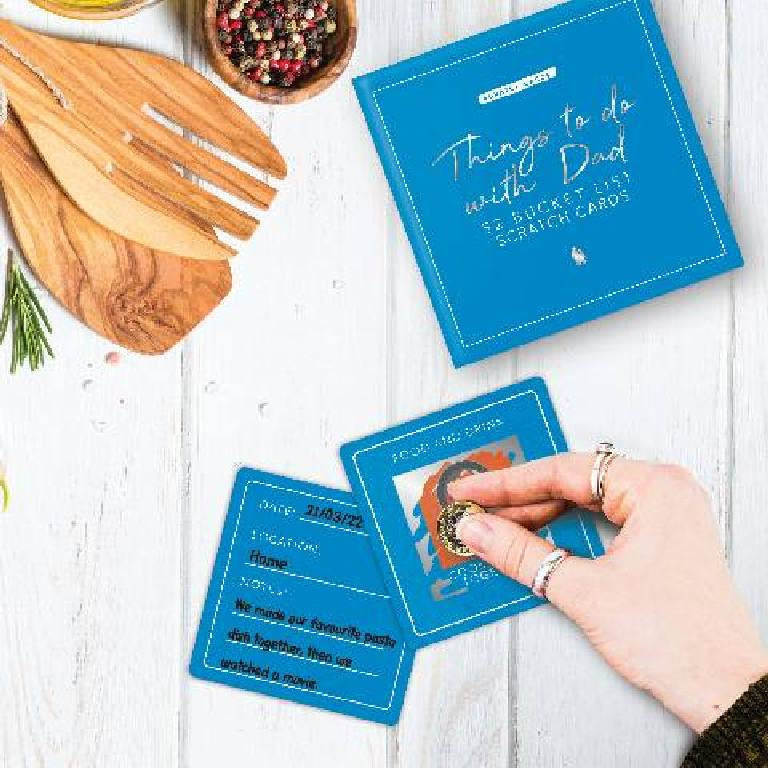 Bucket list scratch cards - Things to do with dad
