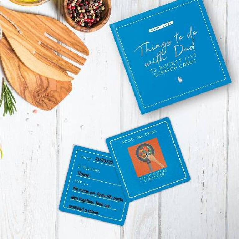 Bucket list scratch cards - Things to do with dad