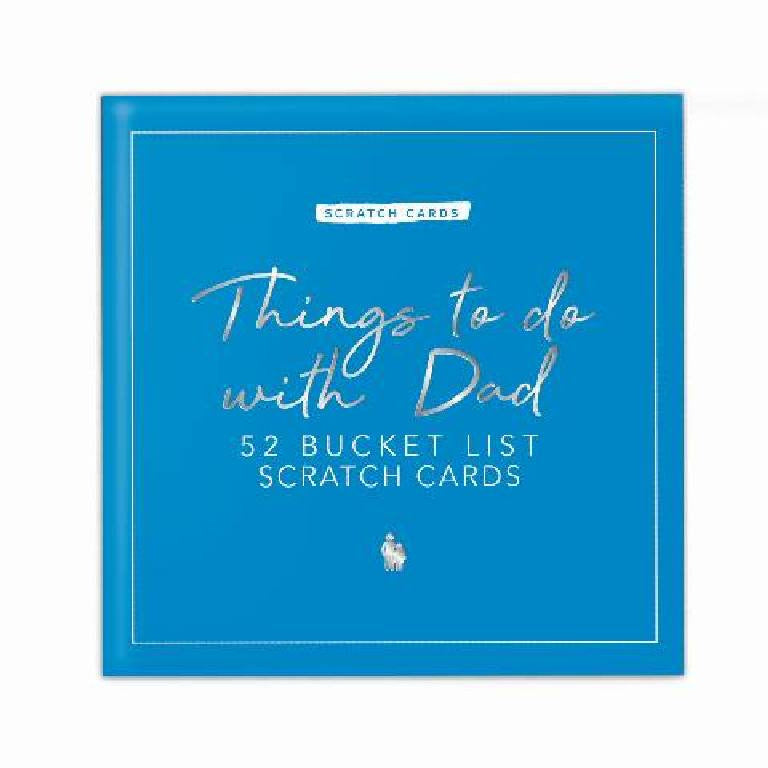 Bucket list scratch cards - Things to do with dad