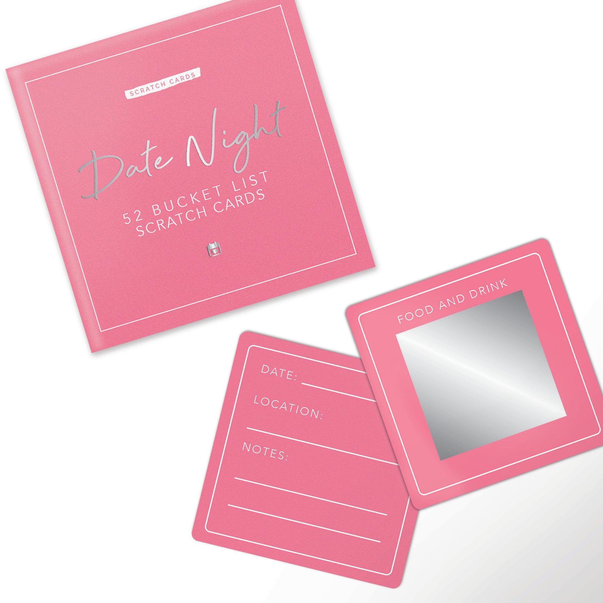 Bucket list scratch cards - Date night
