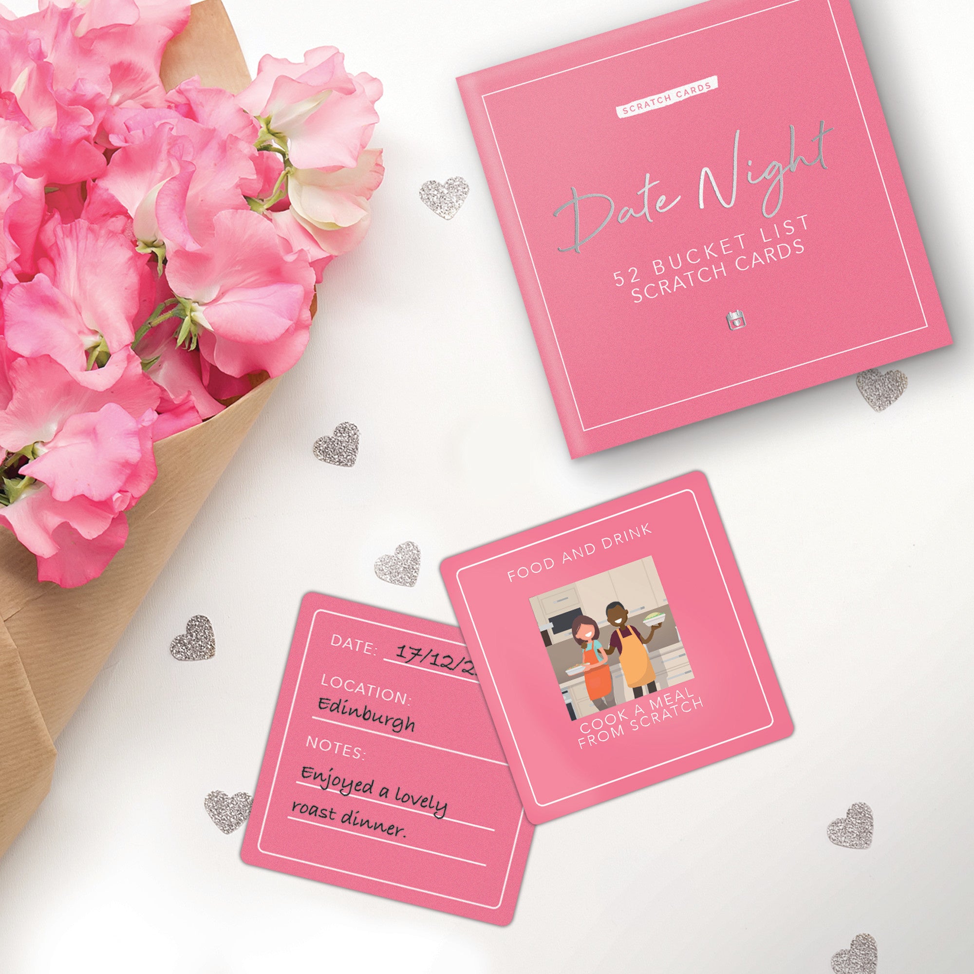 Bucket list scratch cards - Date night