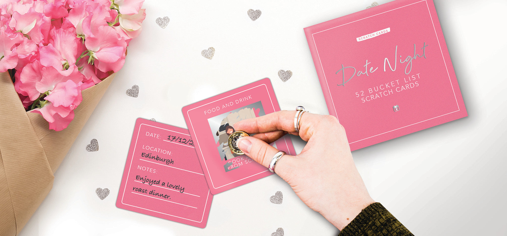 Bucket list scratch cards - Date night