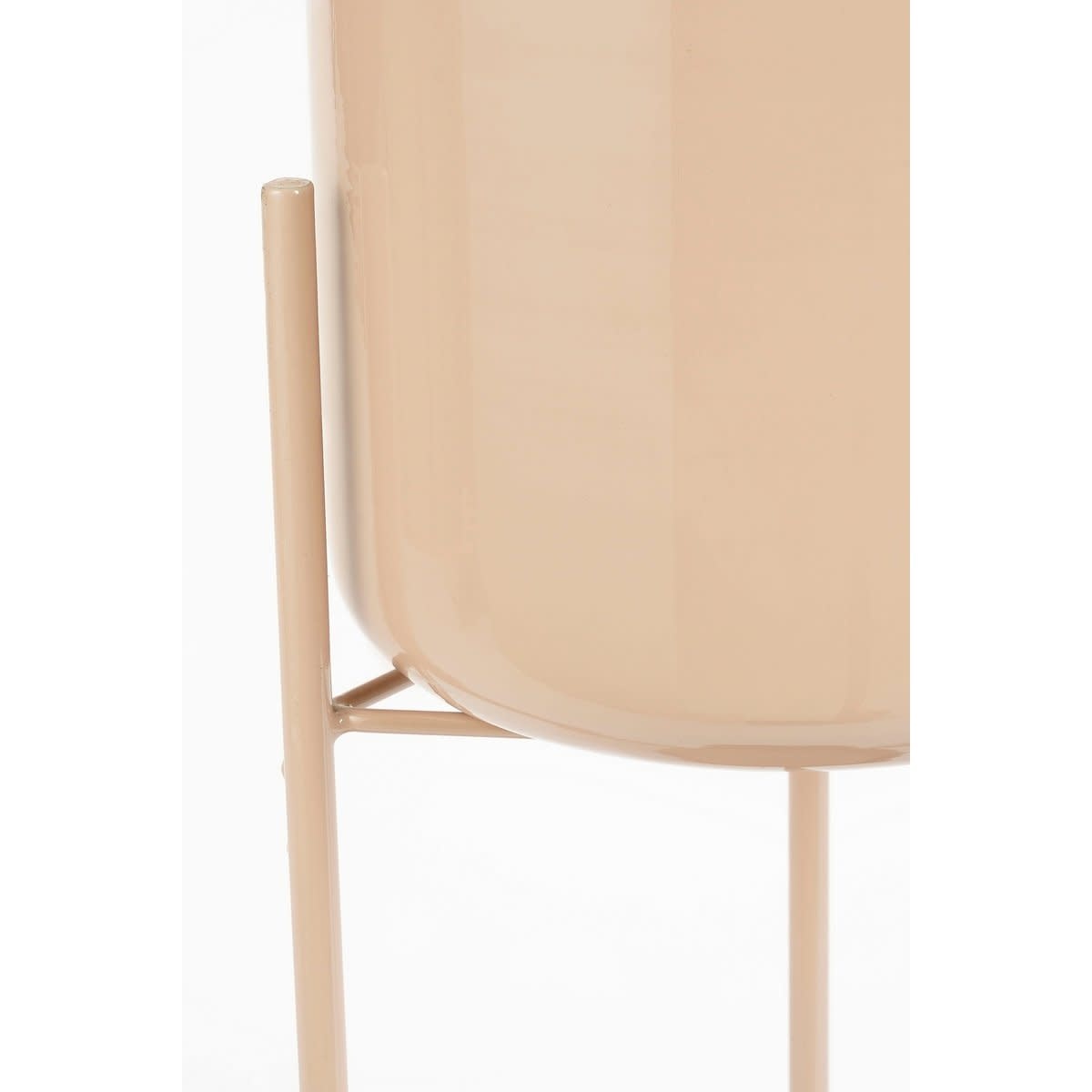 Colyn Bloempot op standaard - H60 xø19 cm - IJzer -Lichtroze