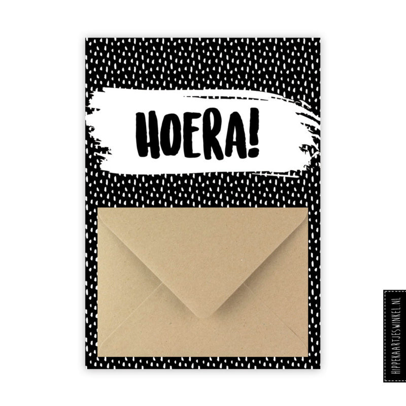 Geldkaart 'Hoera'