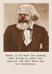 Wenskaart Ministerie van Unieke Zaken - ...Karl Marx...