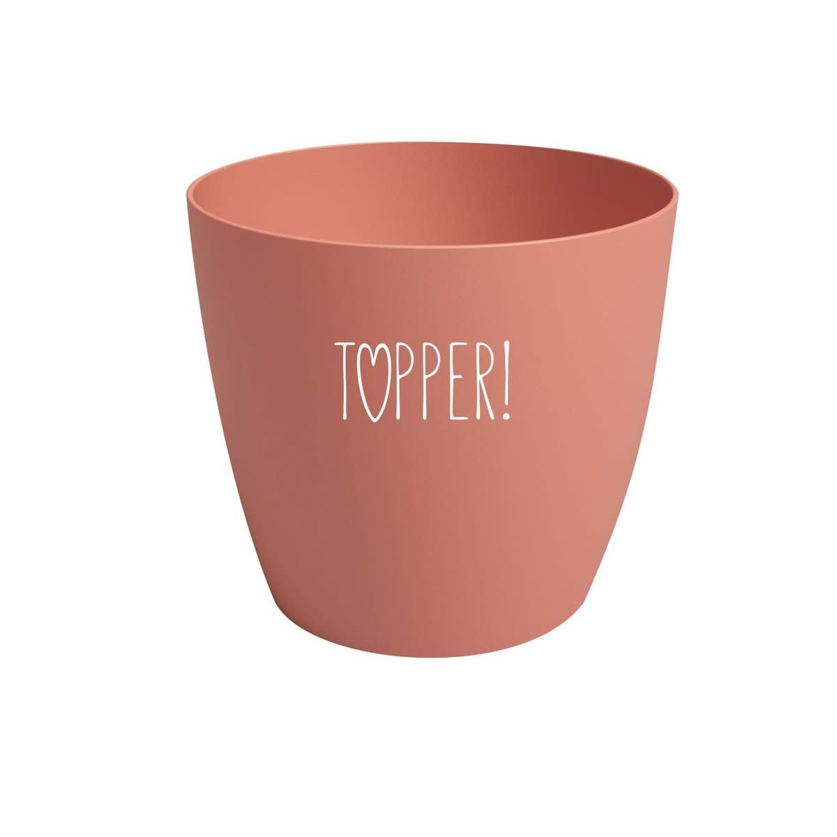 Bloempotje 'Topper' - terra