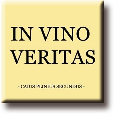 Magneet 'In vino veritas'