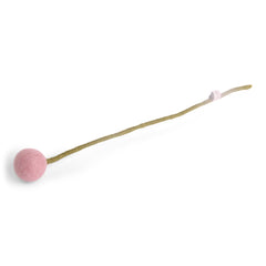 Vilten bolletjesbloem - dusty pink - bloem 3 cm diameter