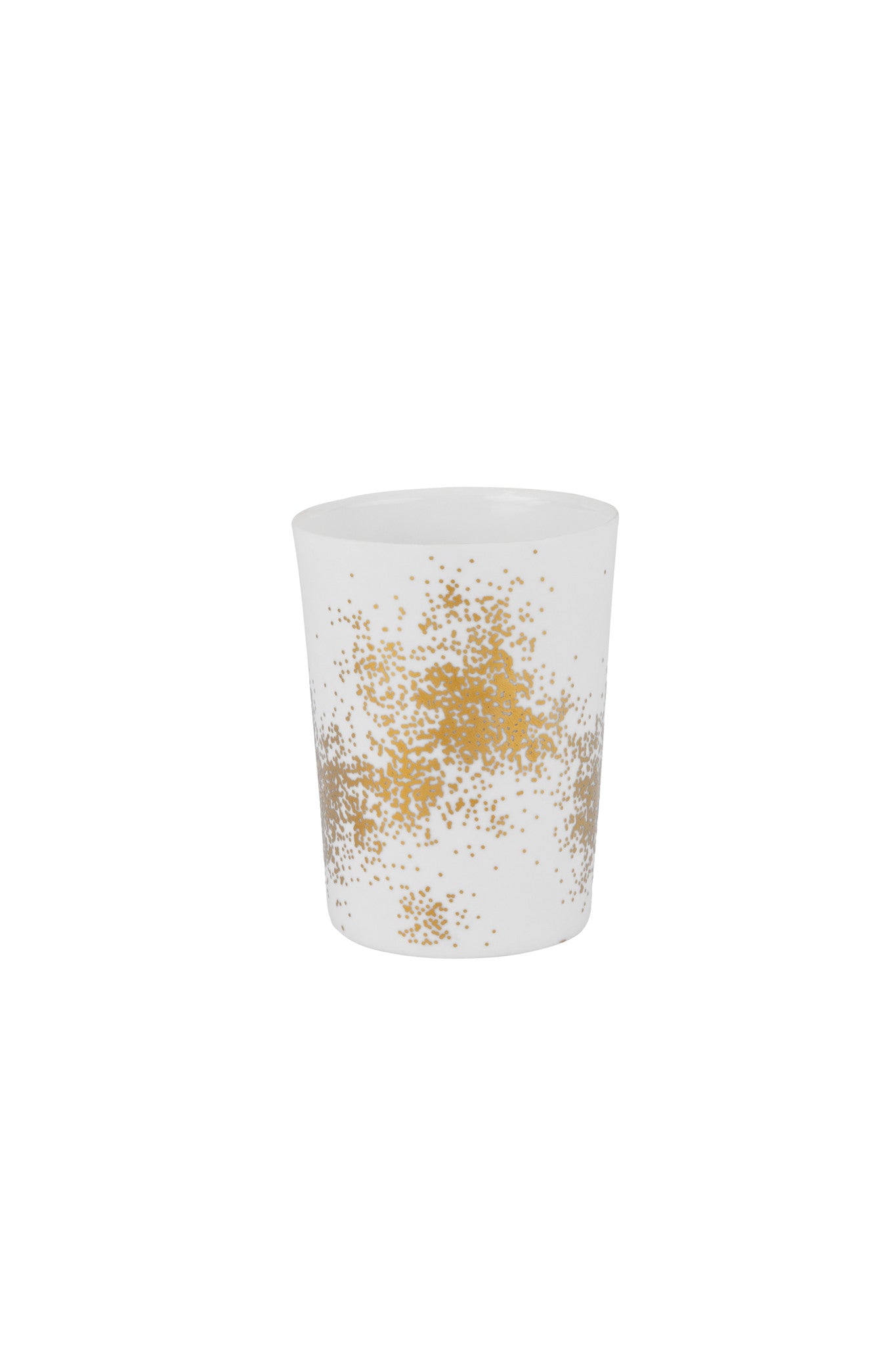 Theelichthouder 'Gold dust' L