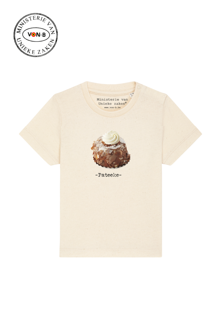 T-shirt Baby 'Pateeke' - natural raw