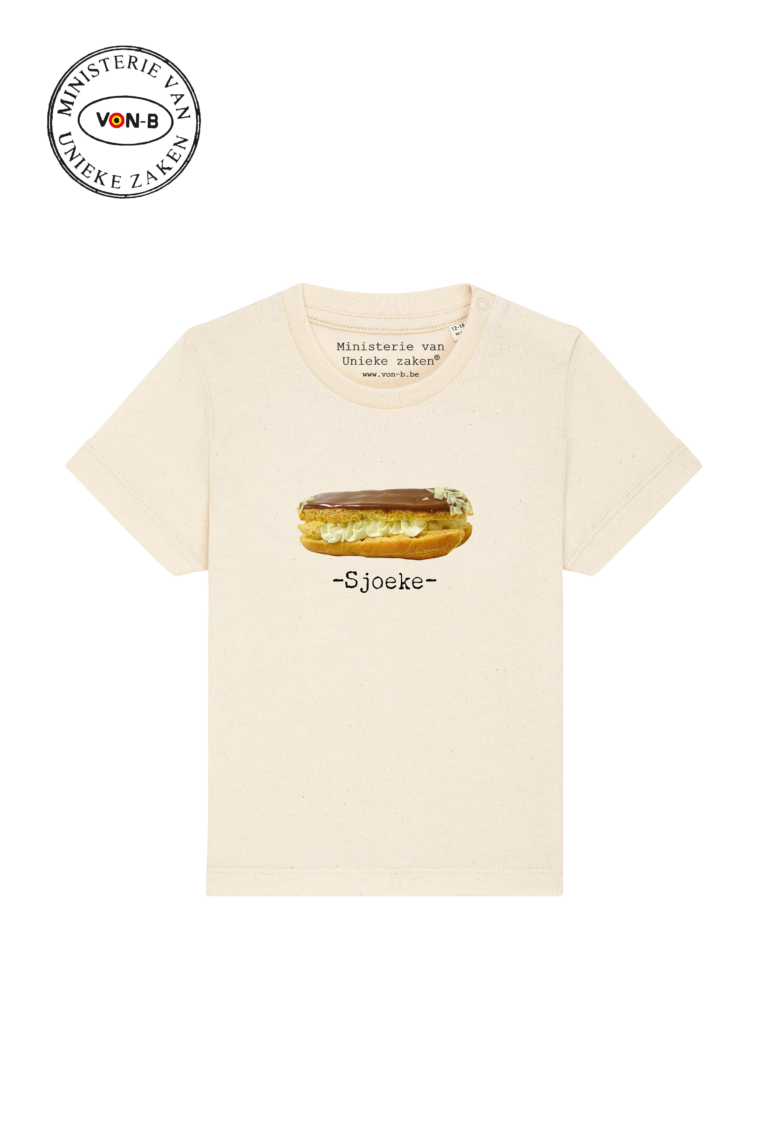 T-shirt Baby 'Sjoeke' - natural raw