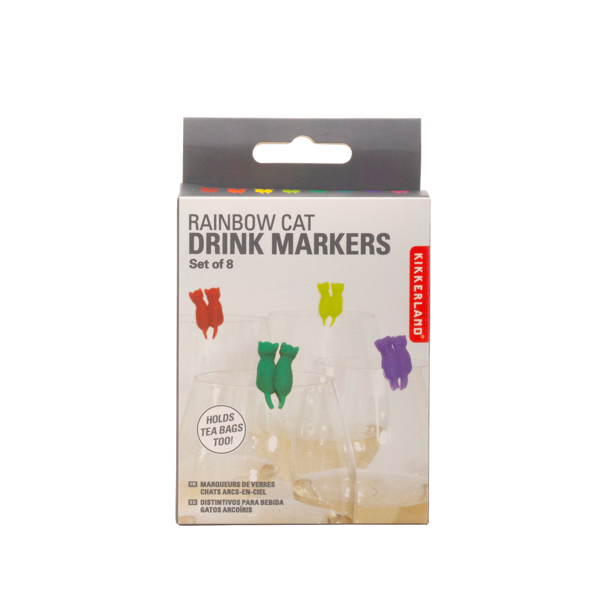 Drink markers - rainbow cat