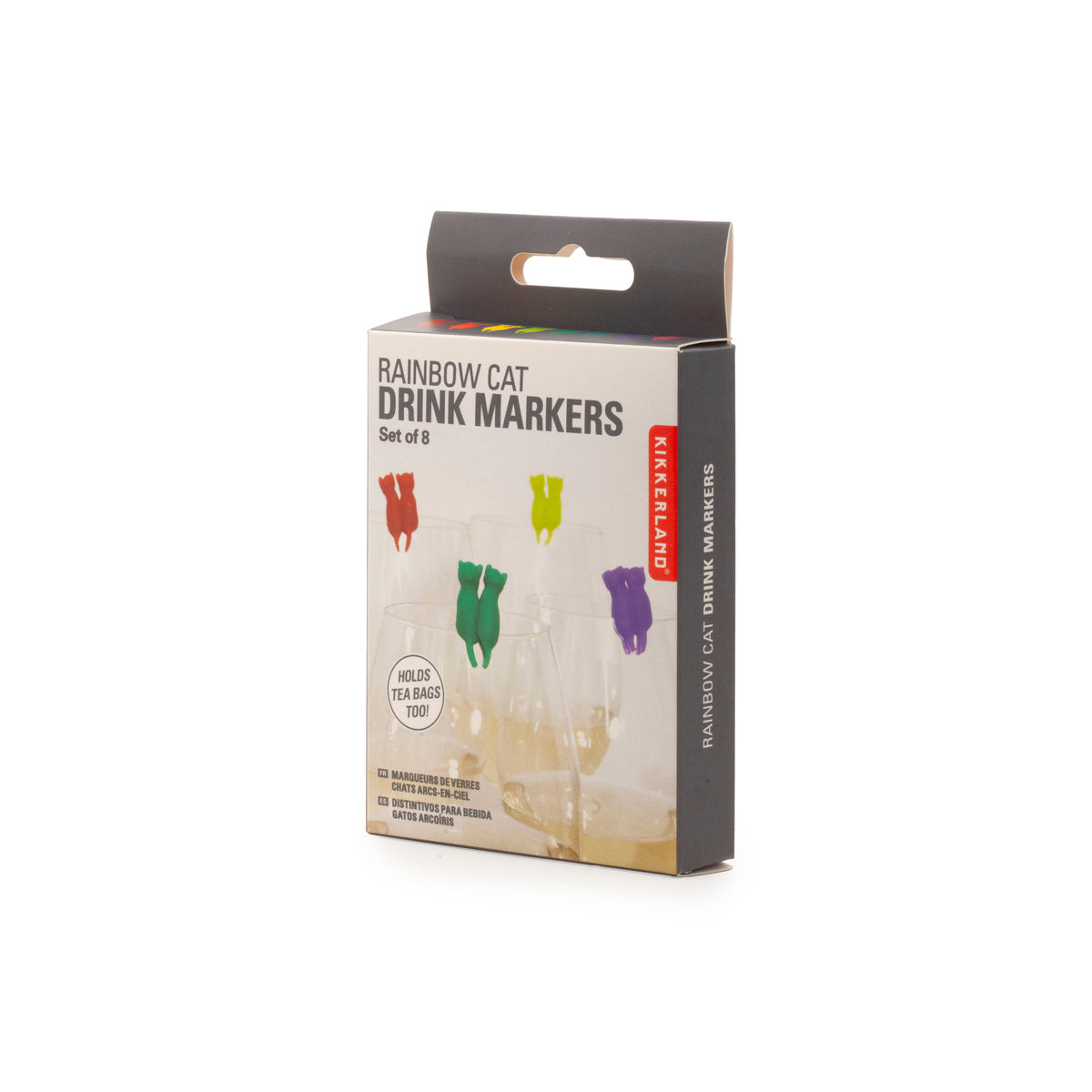 Drink markers - rainbow cat