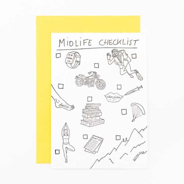 Kaart - 'Midlife checklist'