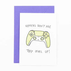 Kaart - 'Gamers don't age - they level up!'