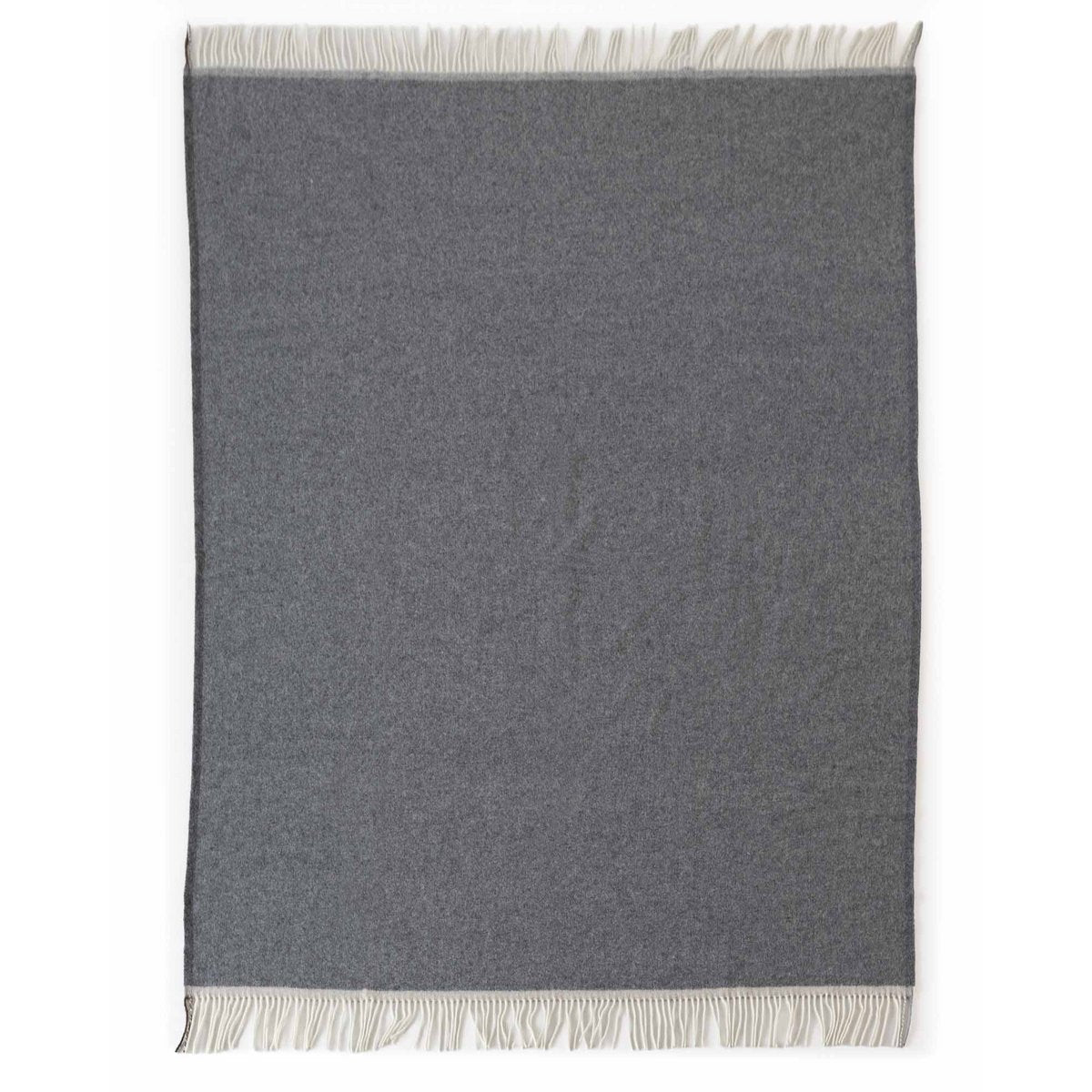 Merino/kasjmier plaid MILANO - Grigio orlo (donkergrijs)
