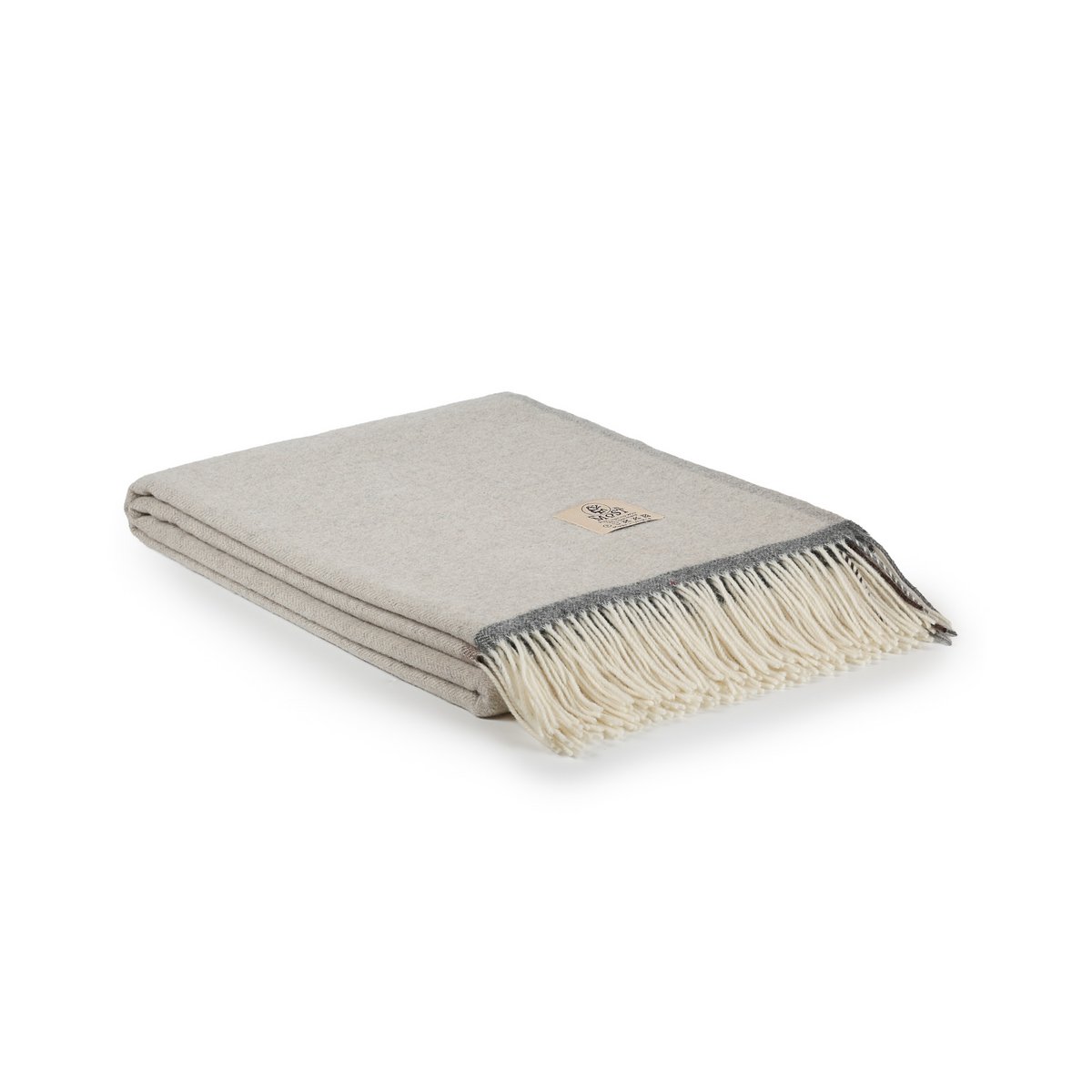 Merino/kasjmier plaid MILANO - beige