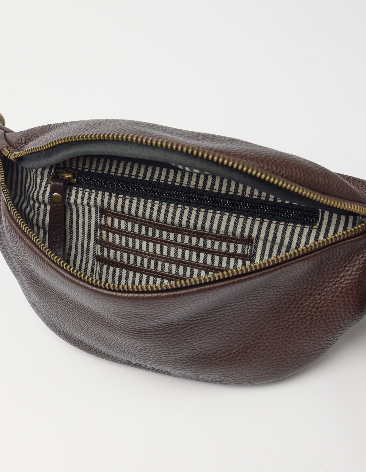 Niko Bum Bag - Chocolate soft grain leather