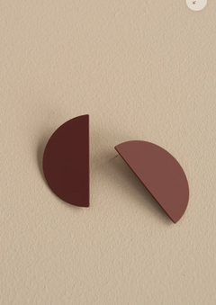 The Sticky Sis Club jewellery | earrings // sunlight - faded burgundy