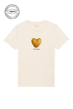 T-shirt Kids 'Patatje' natural raw
