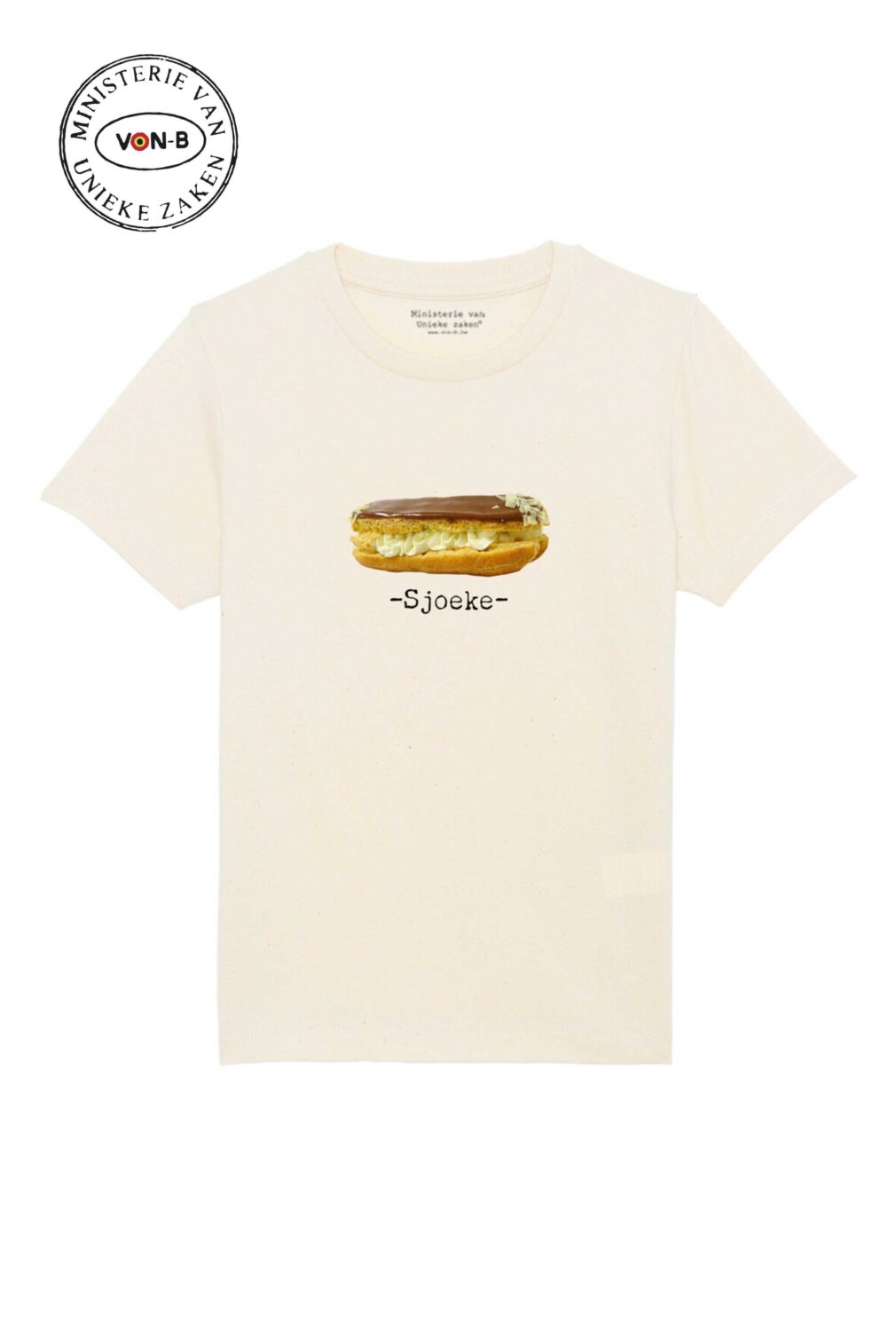 T-shirt kids 'Sjoeke' - natural raw