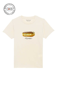 T-shirt kids 'Sjoeke' - natural raw