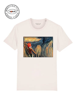 T-shirt 'Scream' - vintage white