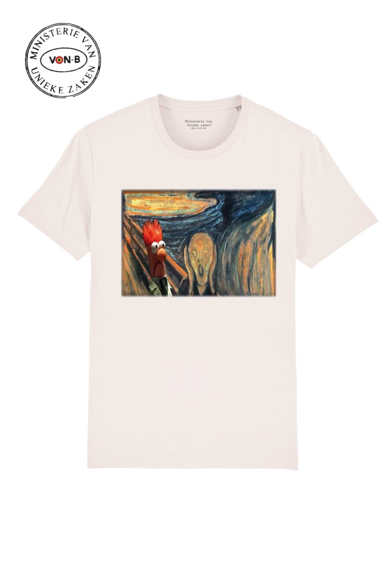 T-shirt 'Scream' - vintage white