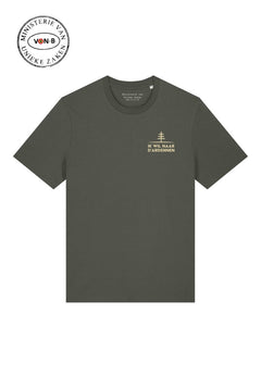 T-shirt 'Ik wil naar d'Ardennen' - khaki