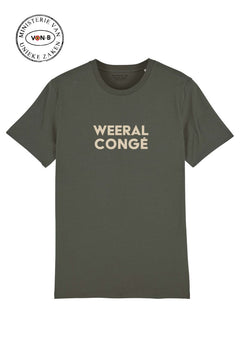 T-shirt 'Weeral congé' - khaki