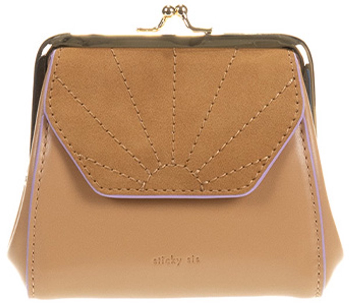 The Sticky Sis Club wallet | il sole | ton sur ton | affogato beige