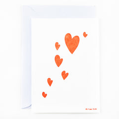 Kaart - 'Simple hearts'