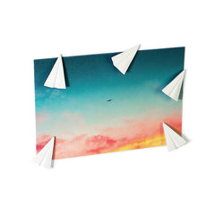 Magneten 'Paper plane' - 5 stuks